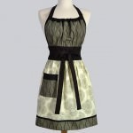 black-gray apron