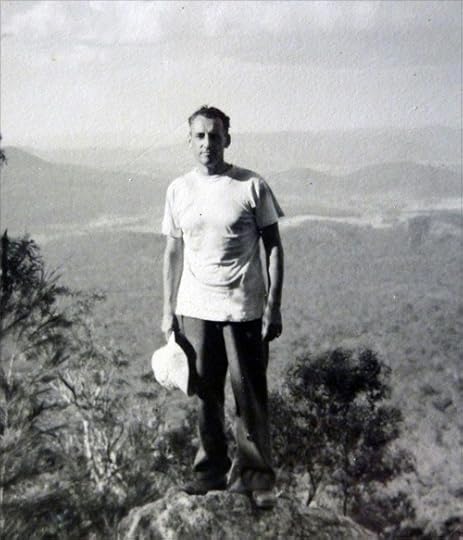 Felice Benuzzi in cima al Mount Barney, 1954