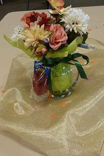 Centerpieces as door prizes