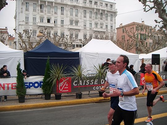 Meanwhile G Trotter (star of Morpeth St George's Players) takes part in the Cannes 10K