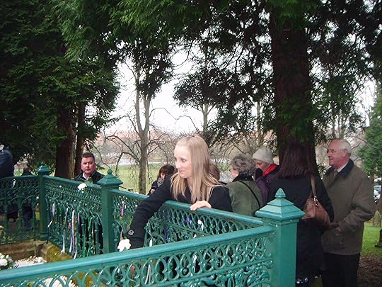 Lauren Caisley, descendant of Emily's who spoke at the service - Emily would have been proud!