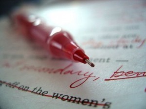 writing red pen