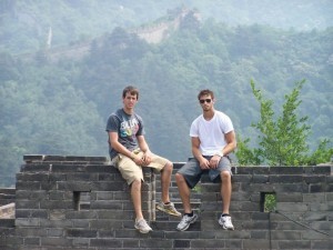Jay on the Great Wall of China