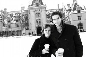 Jay and his mom at Biltmore