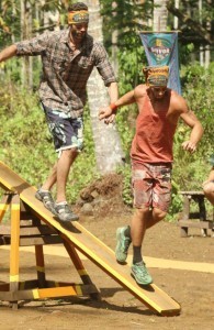 Jay during a Survivor challenge