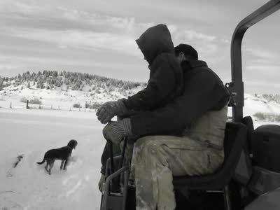 Jakey digging the gut pit