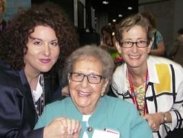 Making an instant connection, of course, with Adriana Trigiani