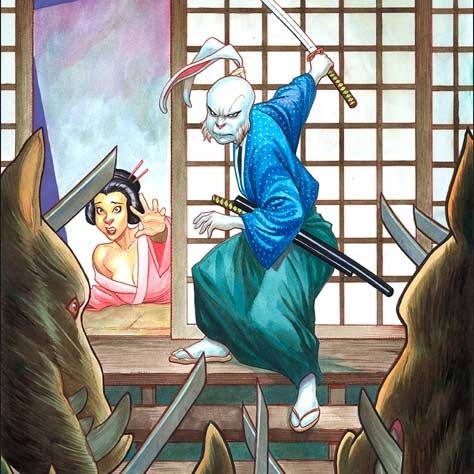 FRANK CHO: Usagi Yojimbo pin-up for Baltimore Comic-Con 2013