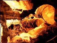 Nottingham Castle's cave network