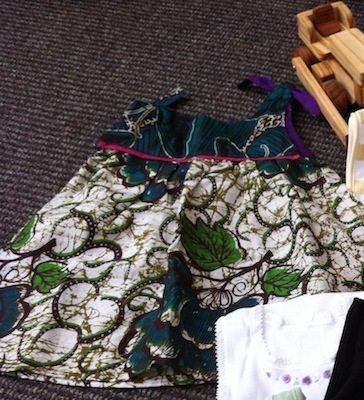 The dress from Zimbabwe. Wish it came in my size!