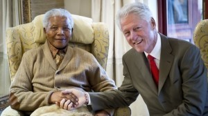 Mandela and Clinton