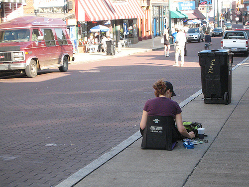 artist on Beale Street