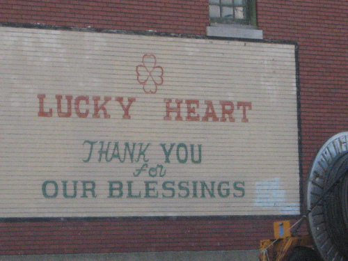 Lucky Heart sign