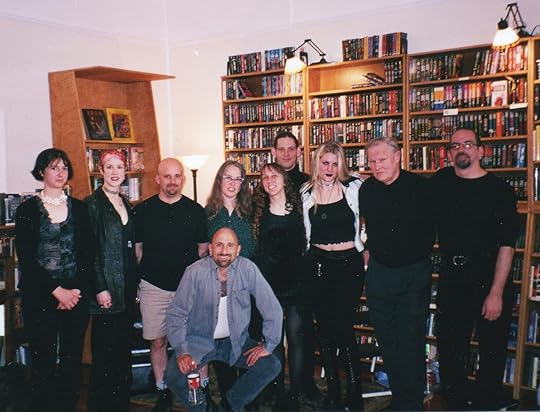 The readers for Morbid Curiosity #6 in Borderlands Bookstore.