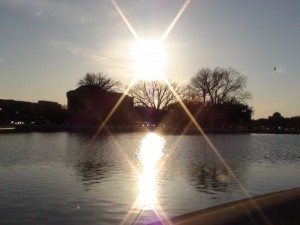 Reflecting Pool at Sunset, Washington DC