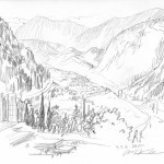 GHinds Greece sketchbook 1-18 Delphi