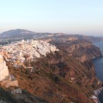 Fira at sunset