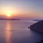 Sunset in Fira, Santorini