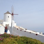 Windmill in Oia, Santorini