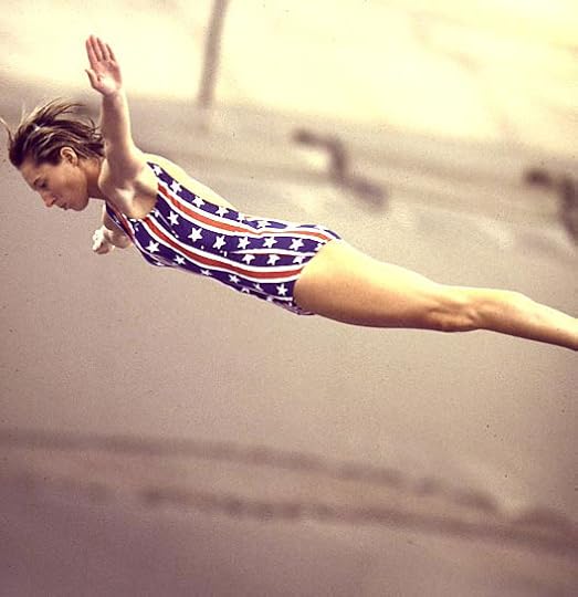 Micki King diving 1968