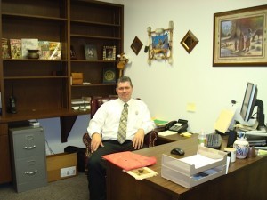Texas Ranger in office.