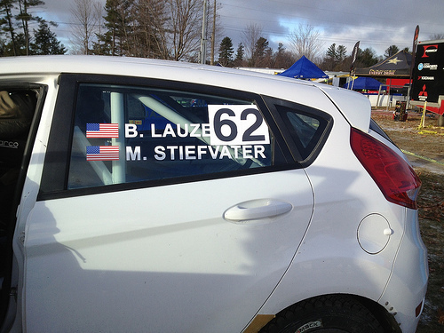 The Fiesta at Rally of the Tall Pines 2012