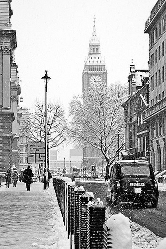 London snow