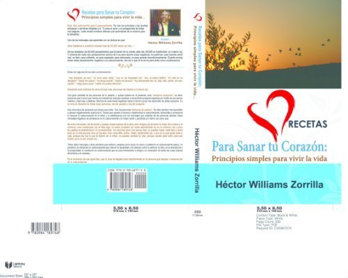 Recetas para Sanar tu Corazon: Principios simples para vivir la vida (Spanish Edition)