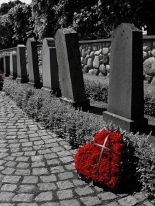 Gravestone and heart