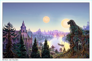 Night Lamp, by Mick van Houten