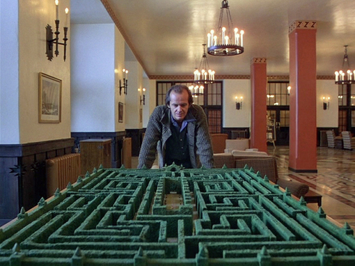 INTO THE MAZE: The labyrinth in The Shining did not feature in the book.