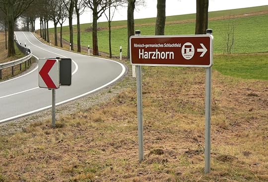 the road past the Harzhorn