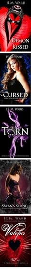 demon kissed, hm ward, paranormal romance, YA paranormal romance, best YA books