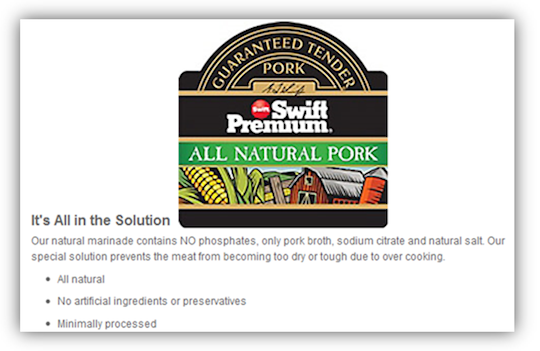 Swift All Natural Pork