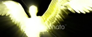 Angel Silhouette 2 - Stock Photo - iStock