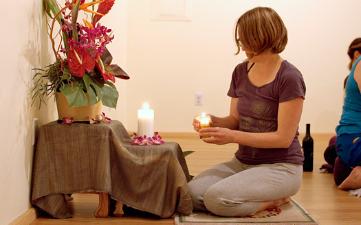 We started by setting intentions.