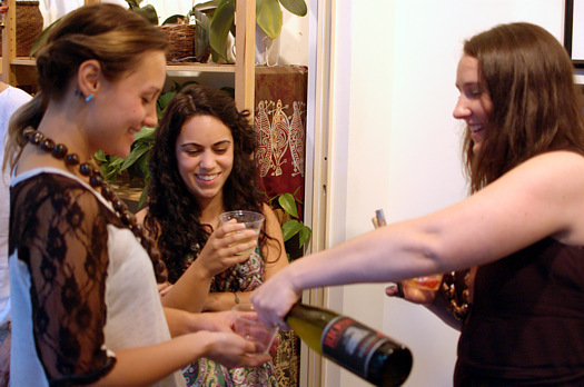 And of course, a little bubbly. 