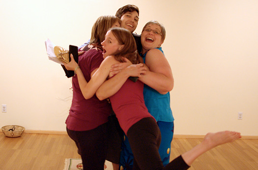 We finished with lots of celebratory hugs.