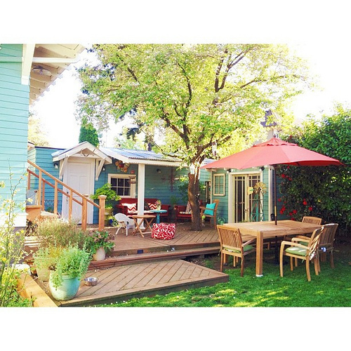 Best weather day of the year. Have been here all day long. #ahhhhhhhh #backyard #thisusedtobeadirthole and now it's a little #oasis #summertime