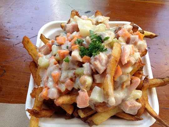 Clam chowder poutine.