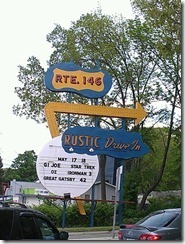 rustic drive in