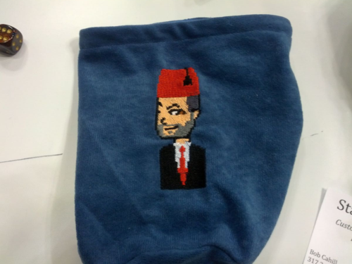 8-bit Wheaton dice bag