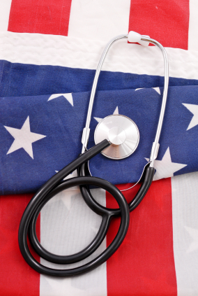 America flag stethoscope