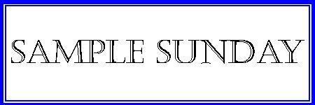 samplesunday