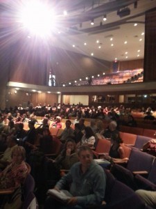 Audience at Bristol Community College on Friday morning.