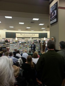 The SRO crowd that braved tropical storm Andrea to come to my event in Newington, NH.