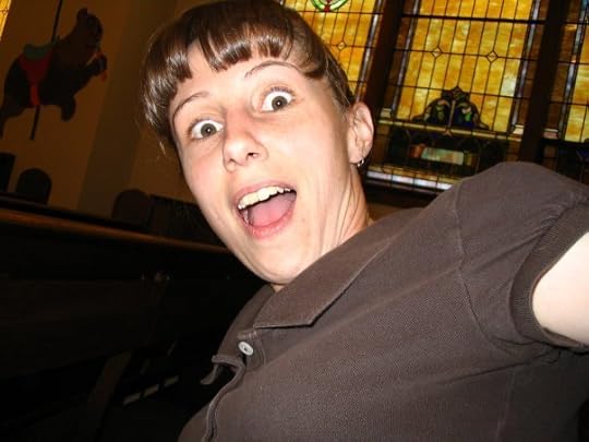 STOLEN FROM FACEBOOK BECAUSE LOOK AT THAT FAAAAAACE! (Sorry, Heather, seriously, THAT FACE!)