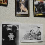 Cartoons at the NYSP training center.