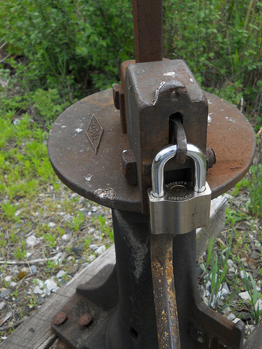 padlocked