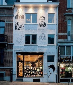 Belgian Bookstore Windows